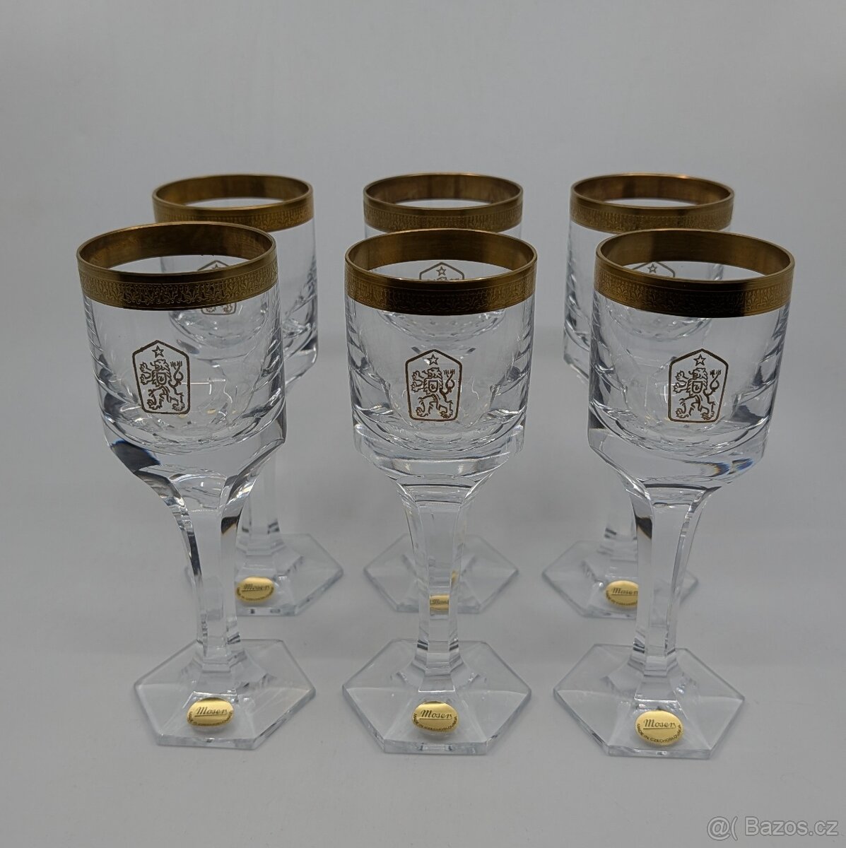 Skleničky Moser se státním znakem - 2