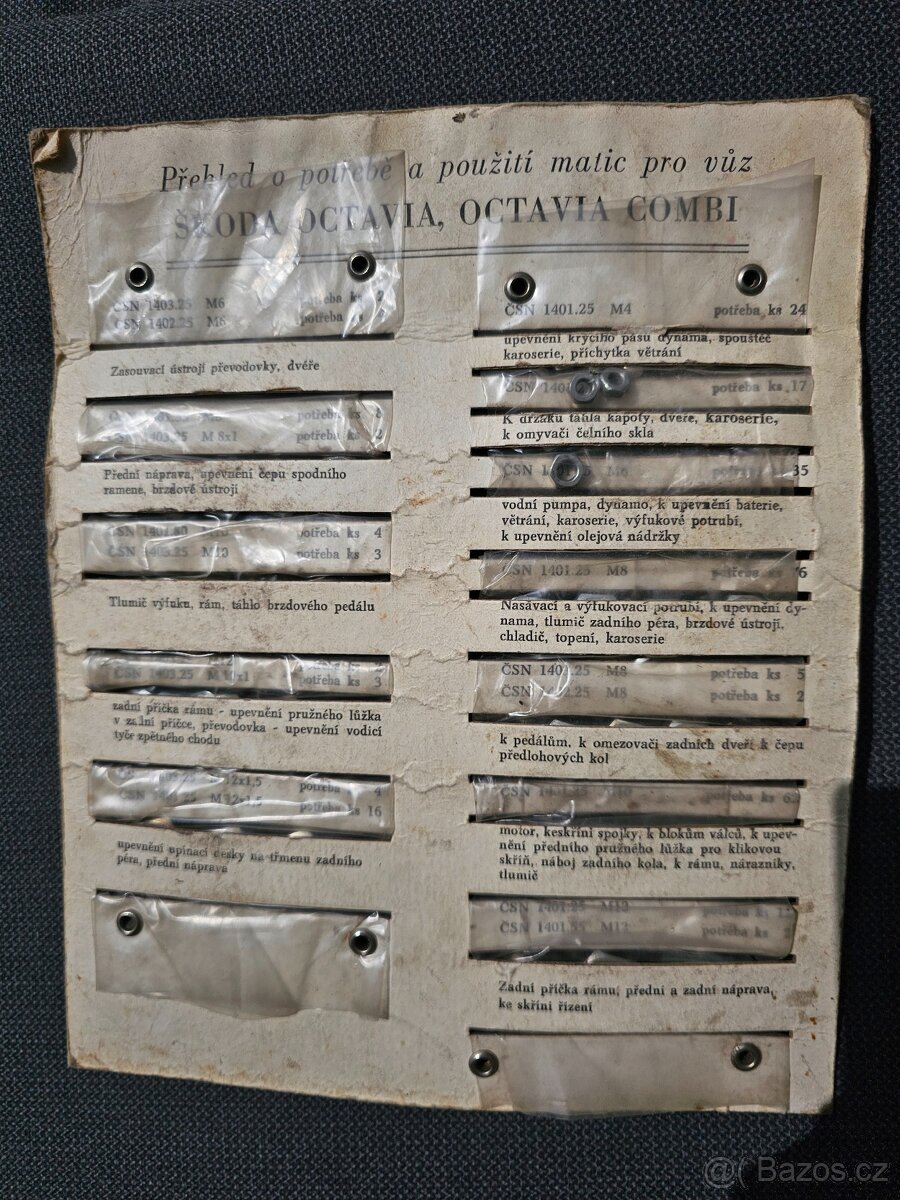 Matice pro vůz ŠKODA Octavia, Octavia Combi - 2