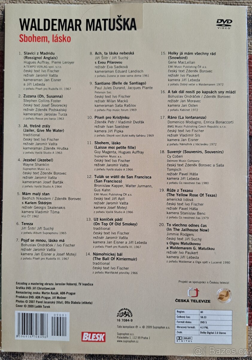 WALDEMAR MATUŠKA - Sbohem, láski - 2