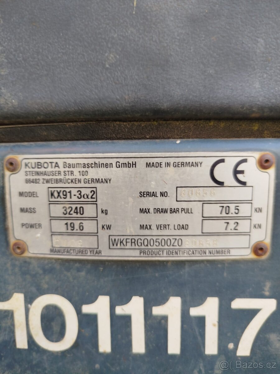 Bagr Kubota KX91-3a2 - 2