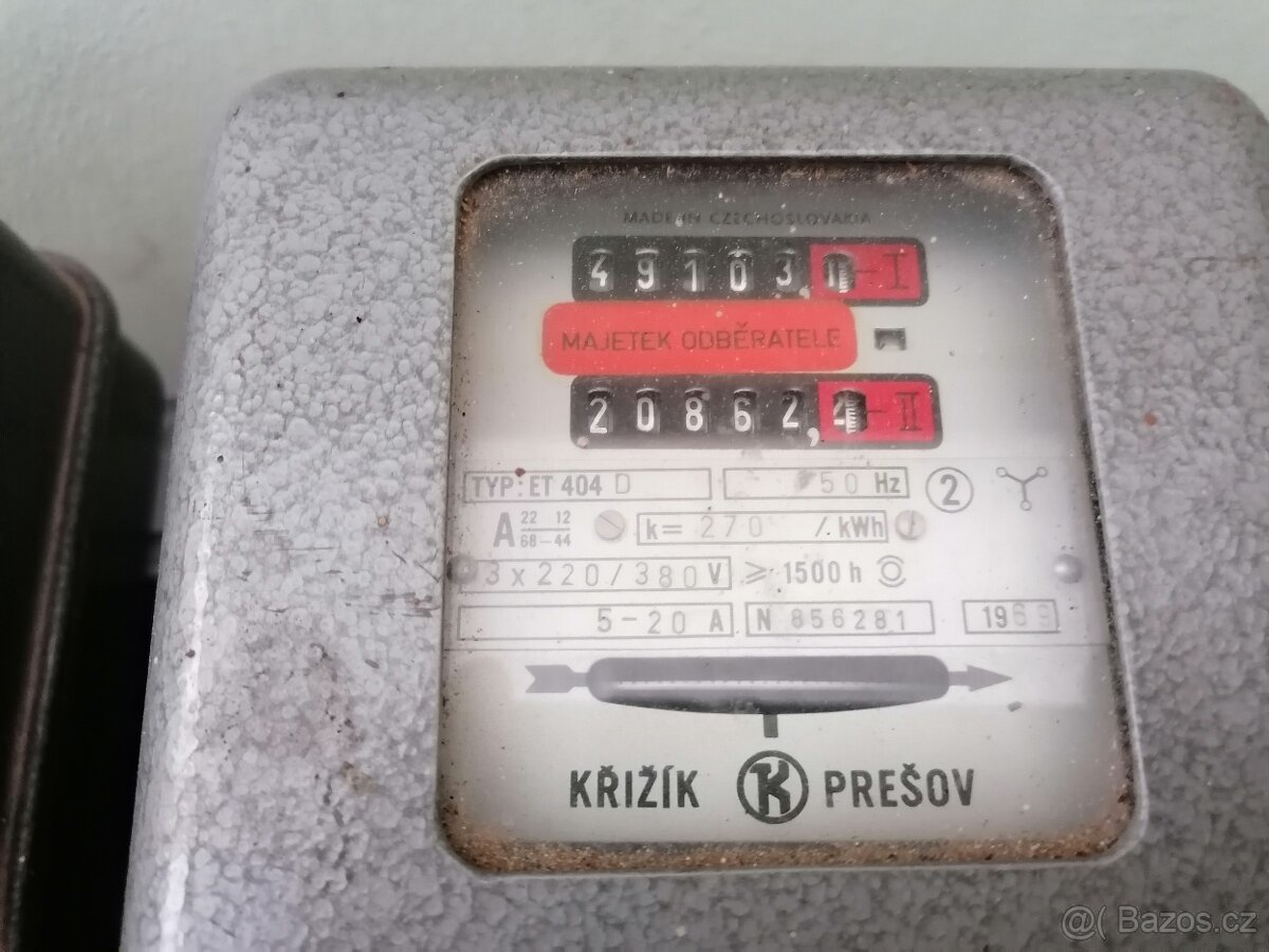 Staré elektroměry - 2