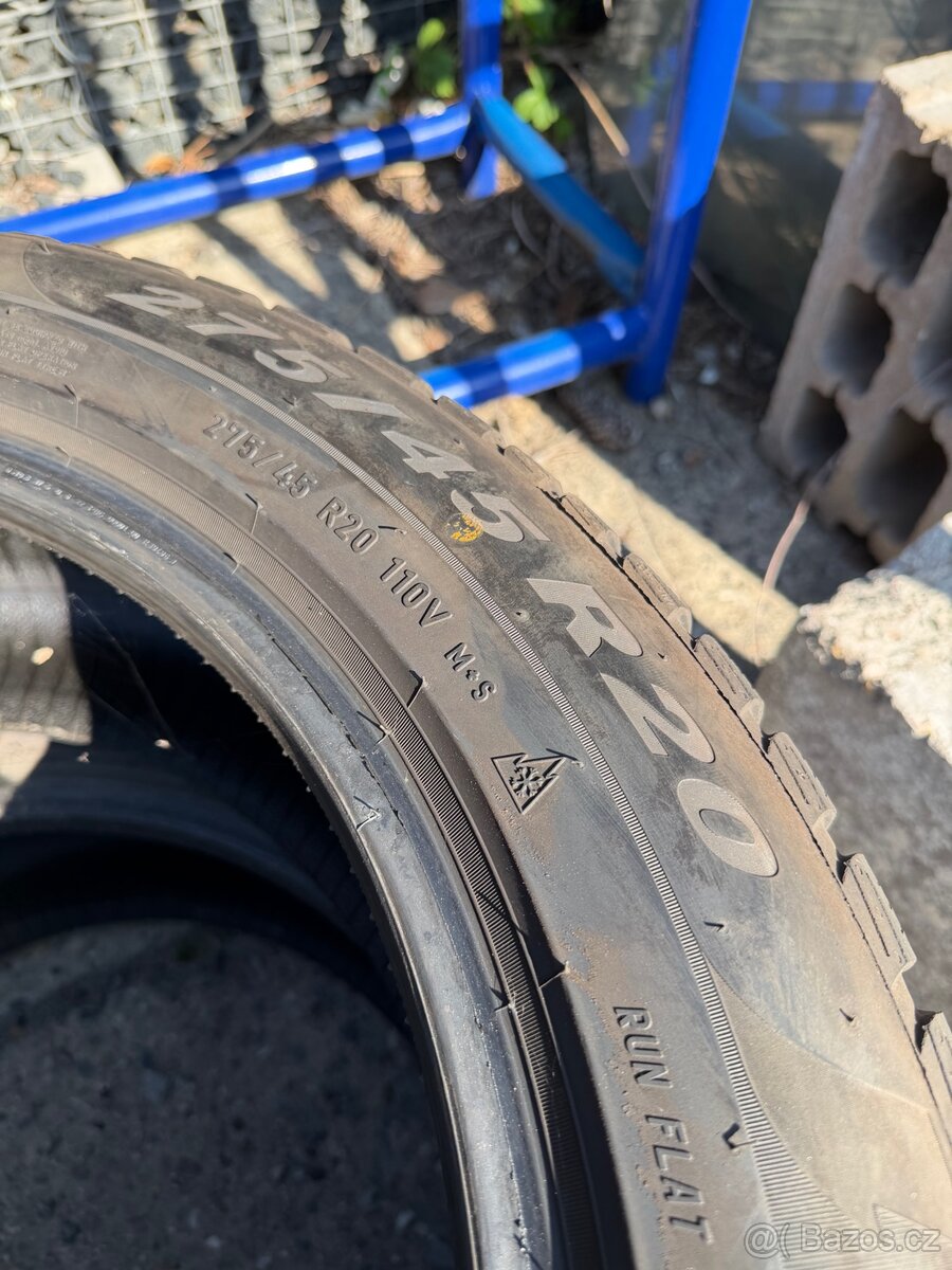 275/45r20 RFT Pirelli zimní - 2
