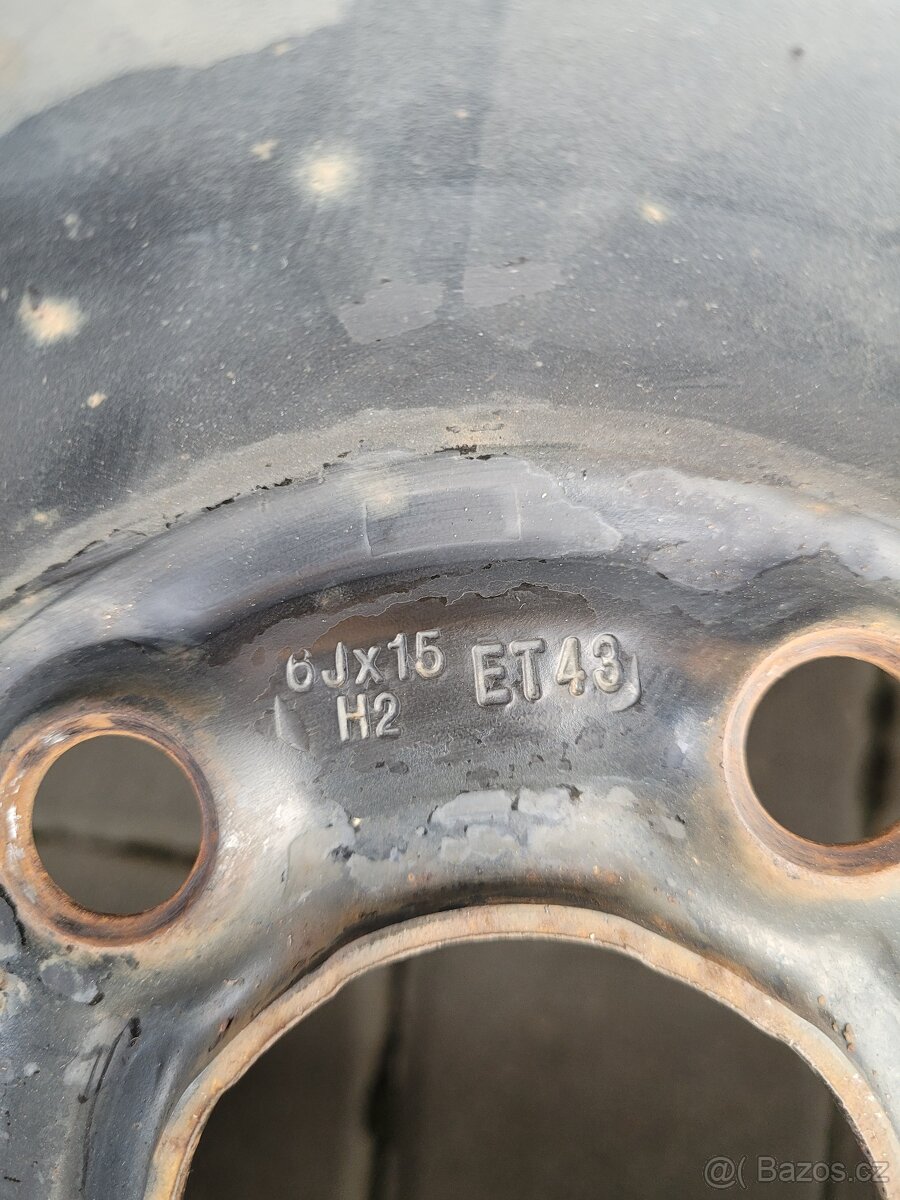 Plechové disky 5x100 R15 - 2