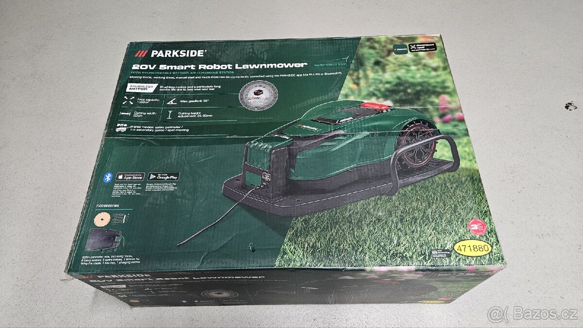 Nová robotická sekačka Parkside PAMRS - ZÁRUKA - 2