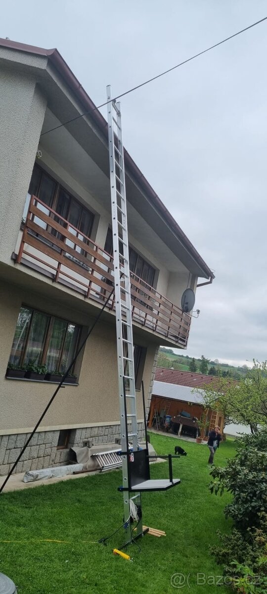 stavební výtah vrátek solární panely pokrývačský - 2
