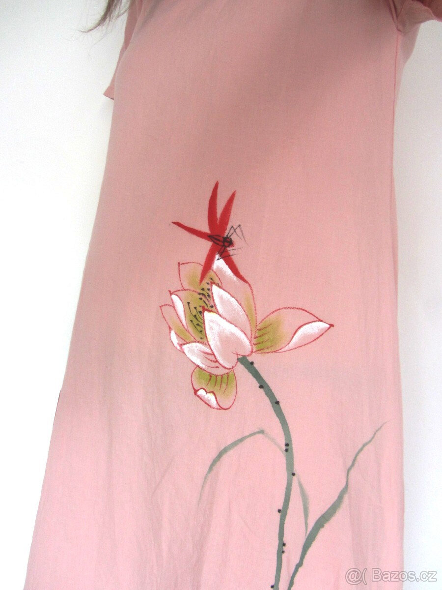 Nové vrstvené šaty s malbou - 2