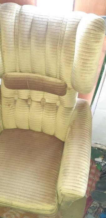 Starší křeslo "Ušák" za 500,- Kč - 2