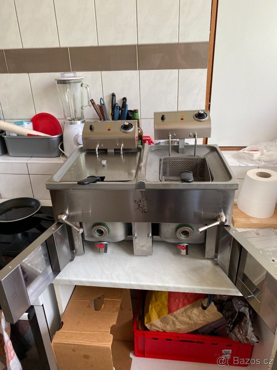 Vodní fritéza profi Movilfrit F 10+10 - 2