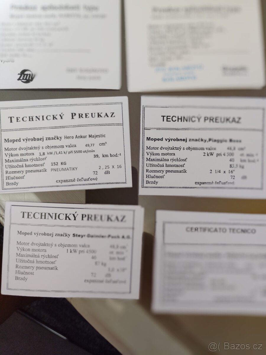 Prodej komponentu a dilů na moto.mopedy - 2