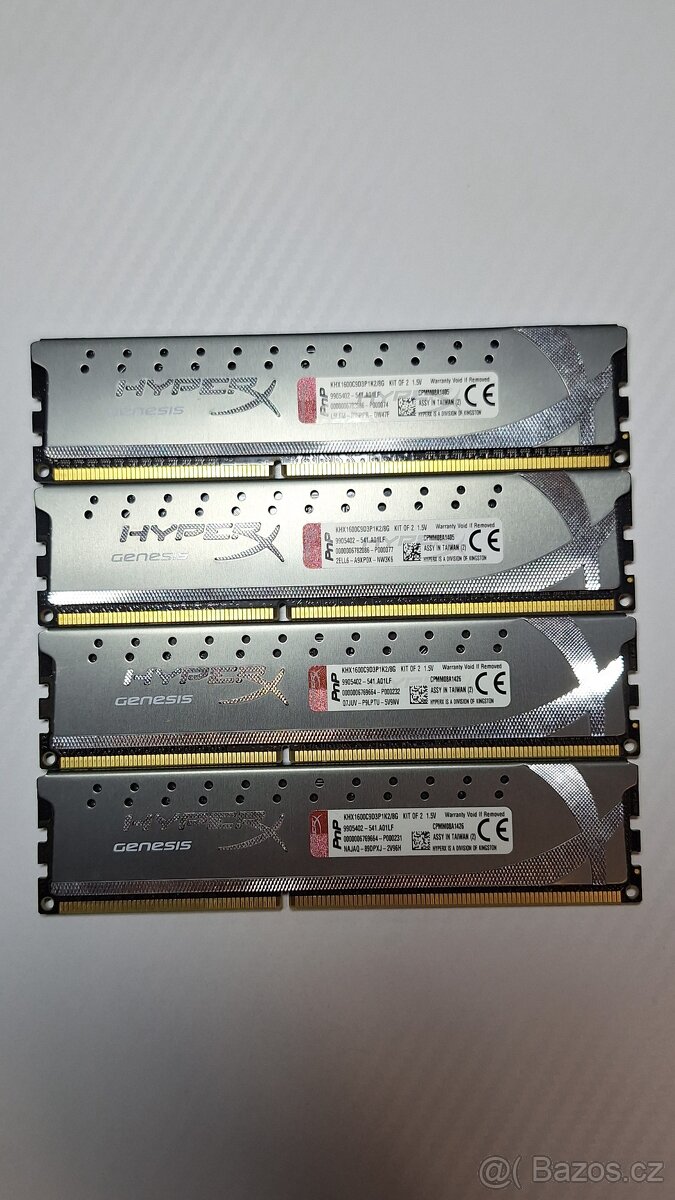 16GB RAM DDR3 HyperX Genesis - 2