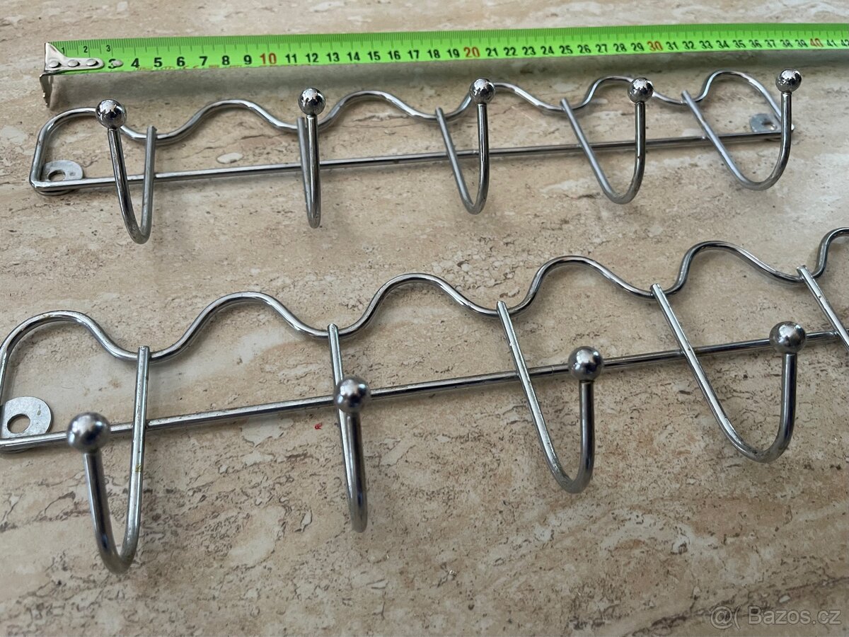Kovové věšáky na kuchyňské náčiní 35 cm - 2 ks - 2