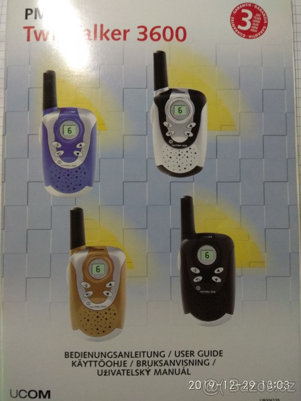 Vysílačky UCOM PMR TwinTalker 3600 - 2