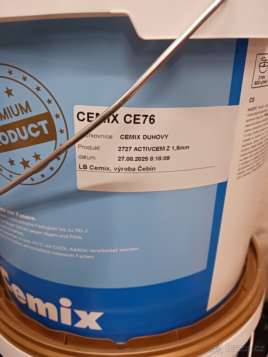 CEMIX 2727 vysoce odolná silikonová omítka s vlákny 1,5mm - 2