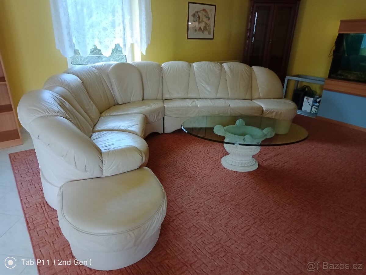 Prodám koženou sedací soupravu - 2