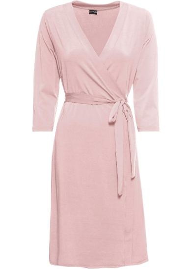 Růžové zavinovací šaty vel.42/44 - 2