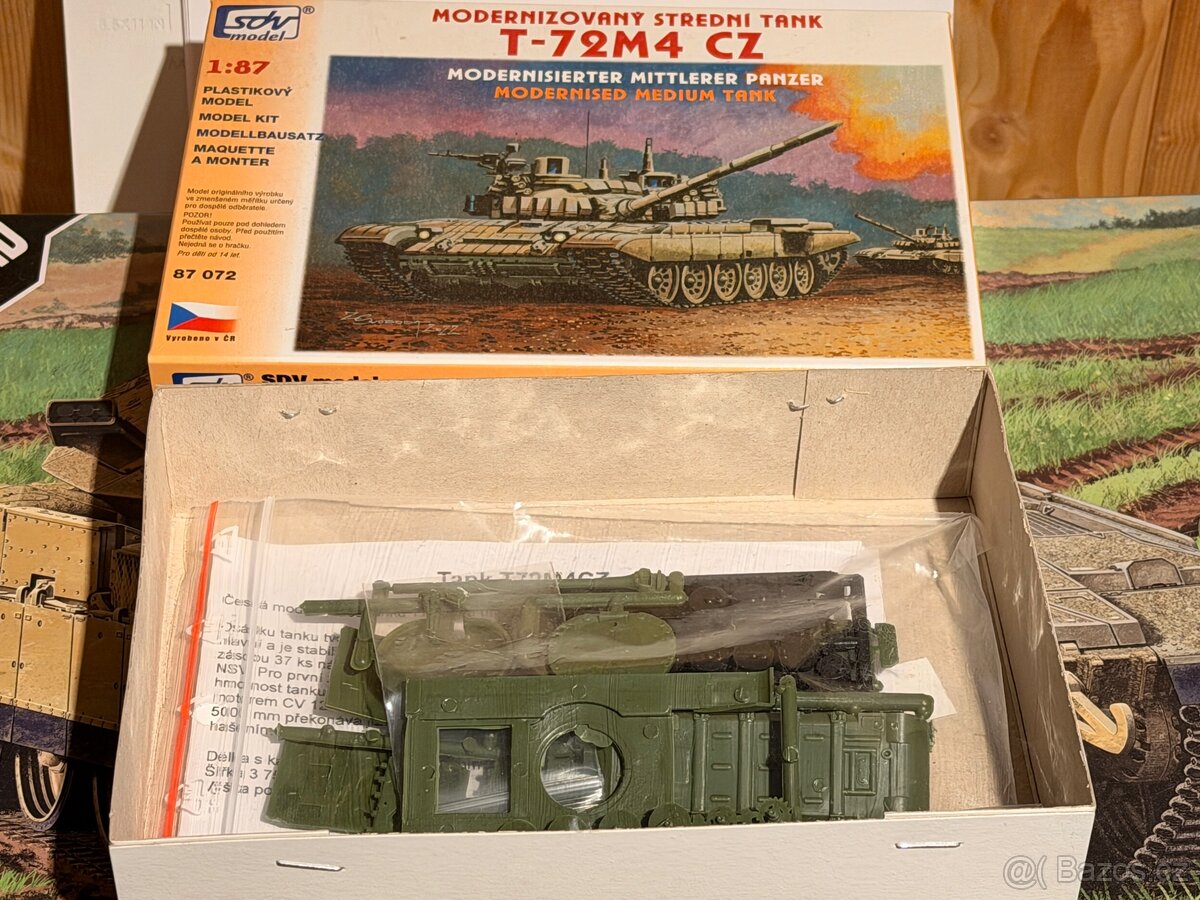 Plastikové stavebnice Tanku Merkava a T72 - 2