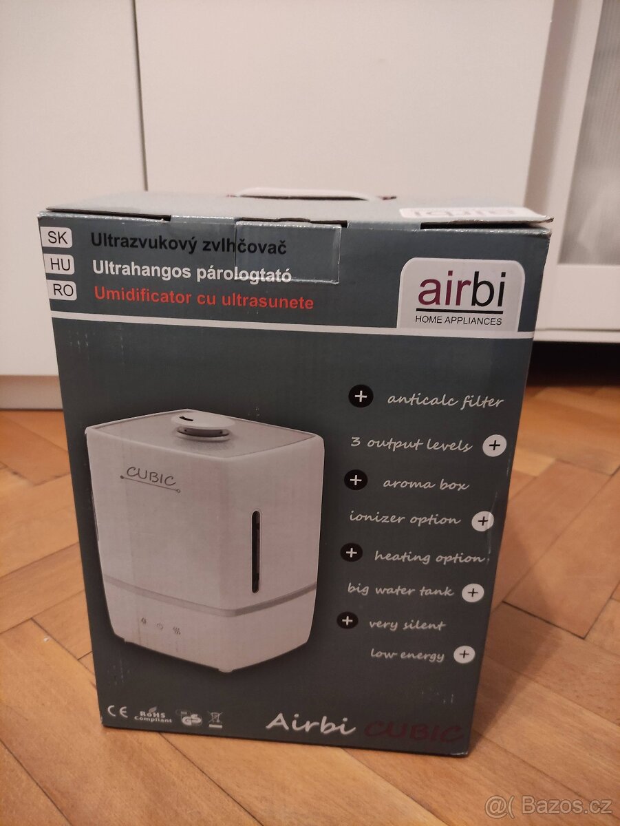 Skoro nový zvlhčovač vzduchu Airbi CUBIC - 2