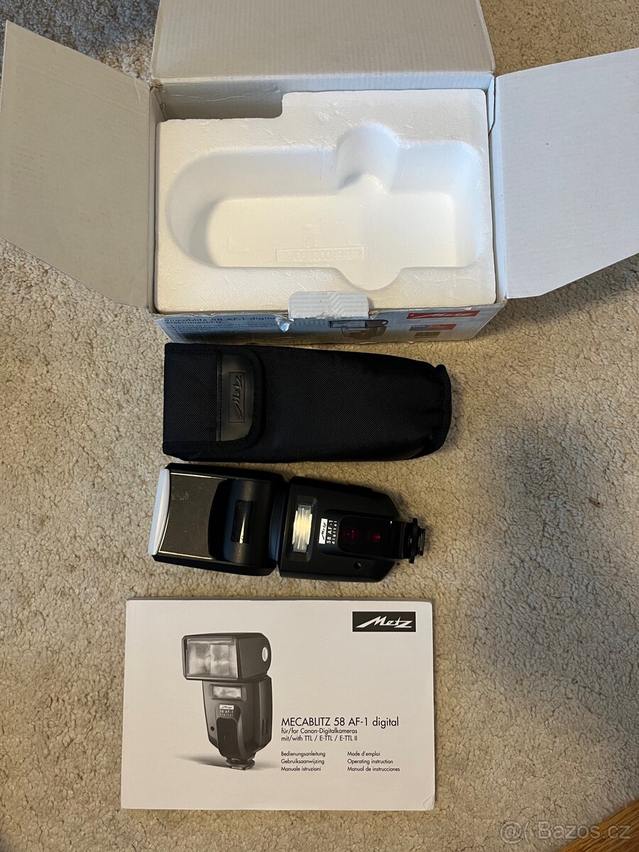 Metz Mecablitz 58 AF-1 digital - top stav, kompletní balení - 2