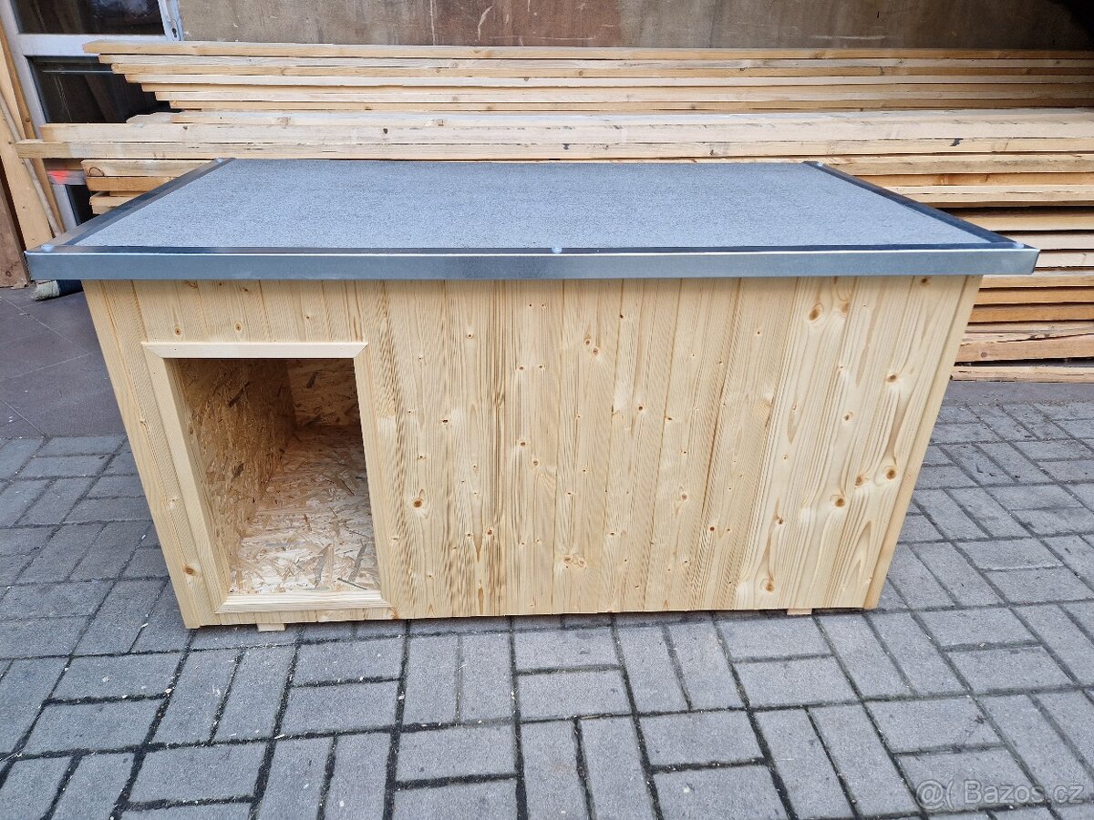 Zateplená psí bouda L - 2