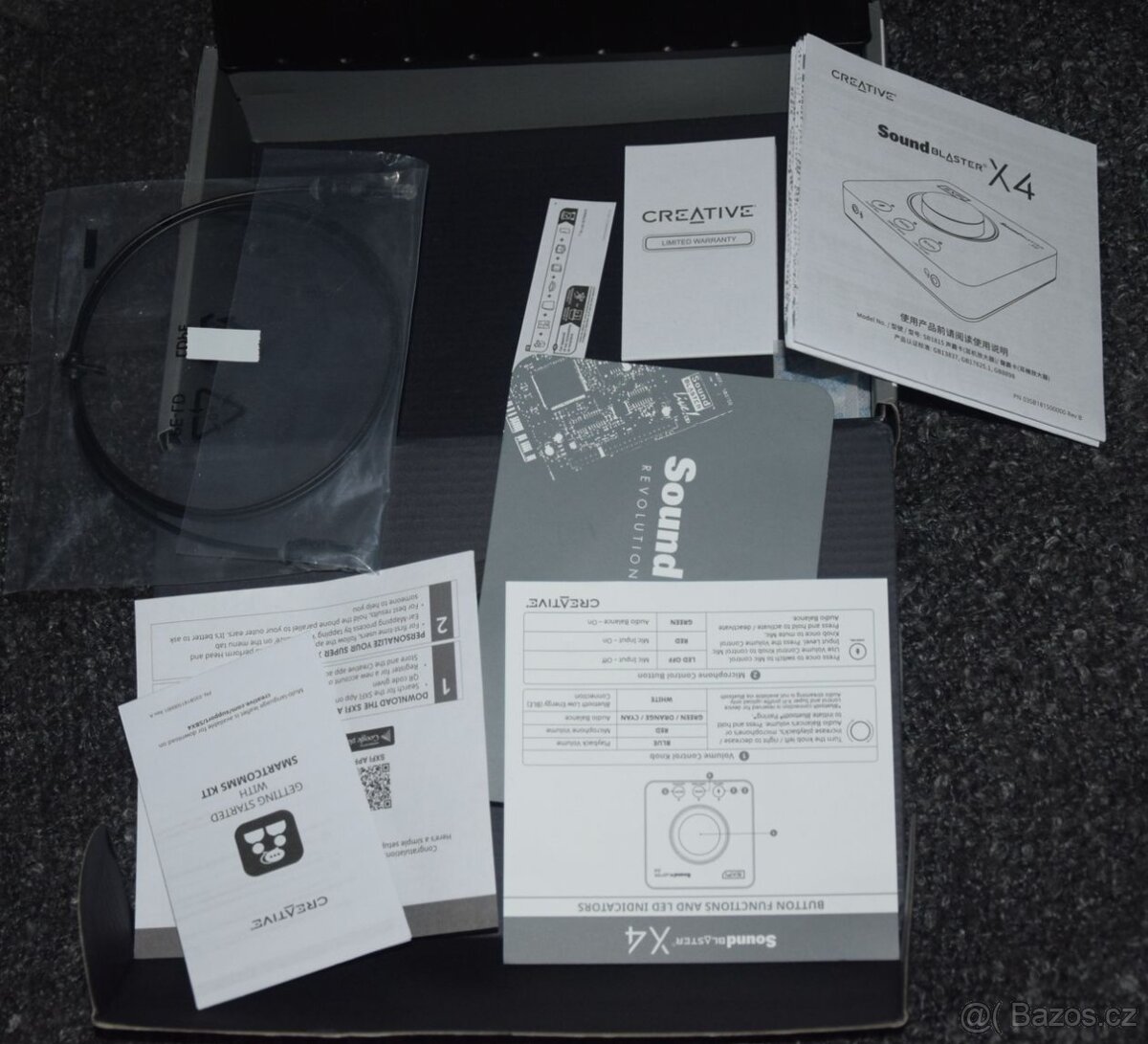 Creative Sound Blaster X4 externí Hi-res 7.1 USB DAC, nová - 2