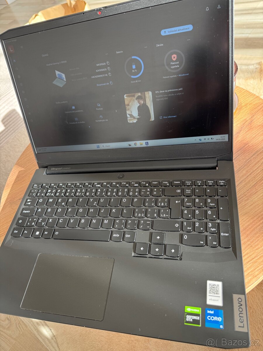 Notebook Lenovo gaming3 - 2