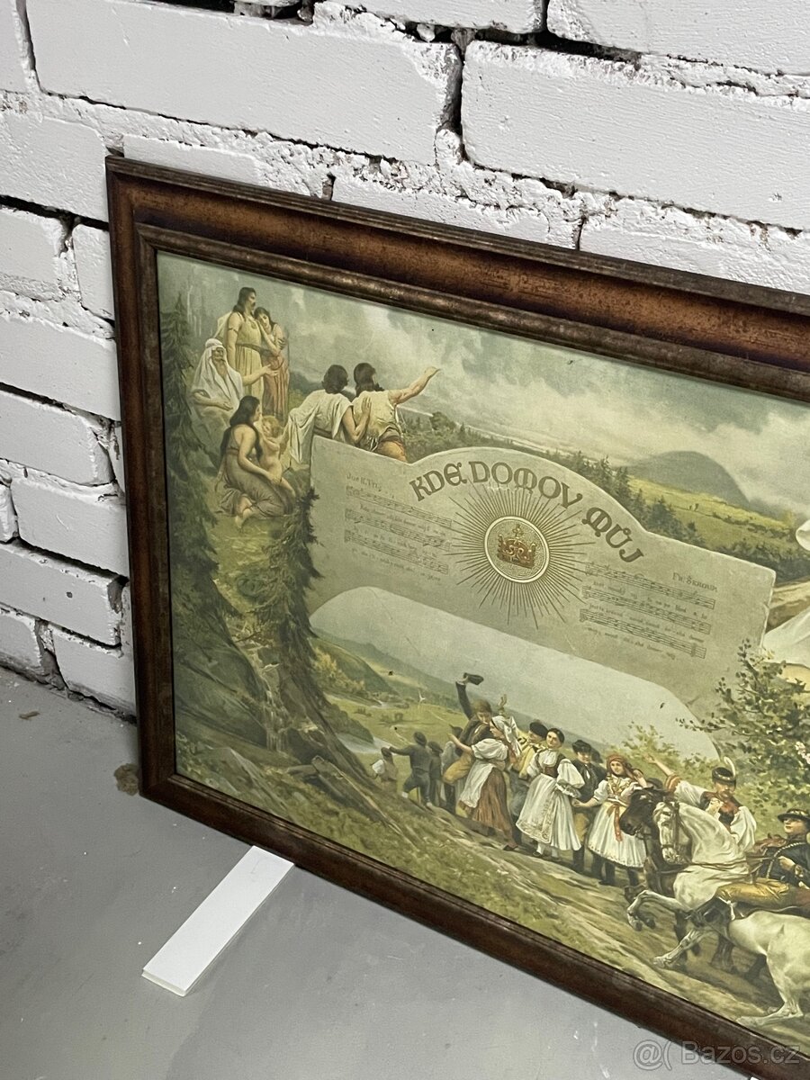 zarámovaný obraz Kde domov můj - 2