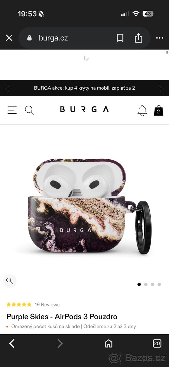 AirPods 3 pouzdro BURGA - 2