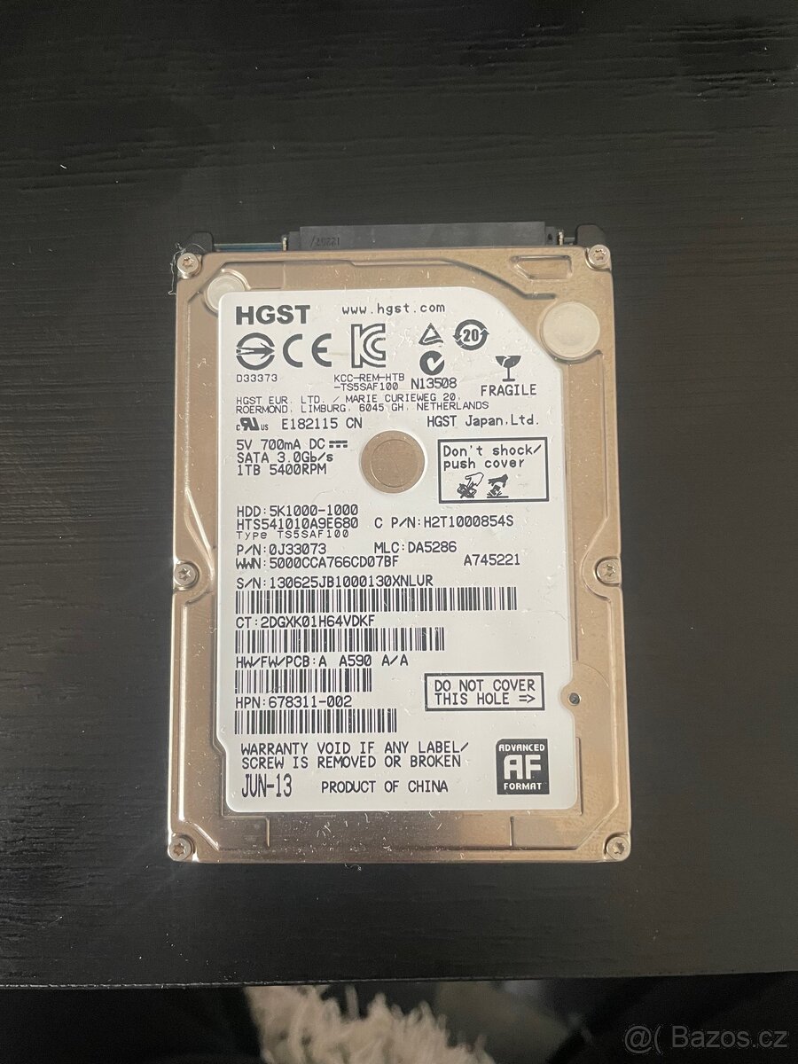 Notebook HDD 1T - 2