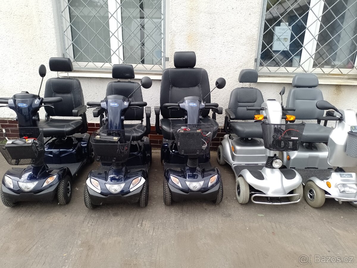Elektrický invalidní skútr, TOP STAV, BEZ ŠKRÁBANCŮ - 2