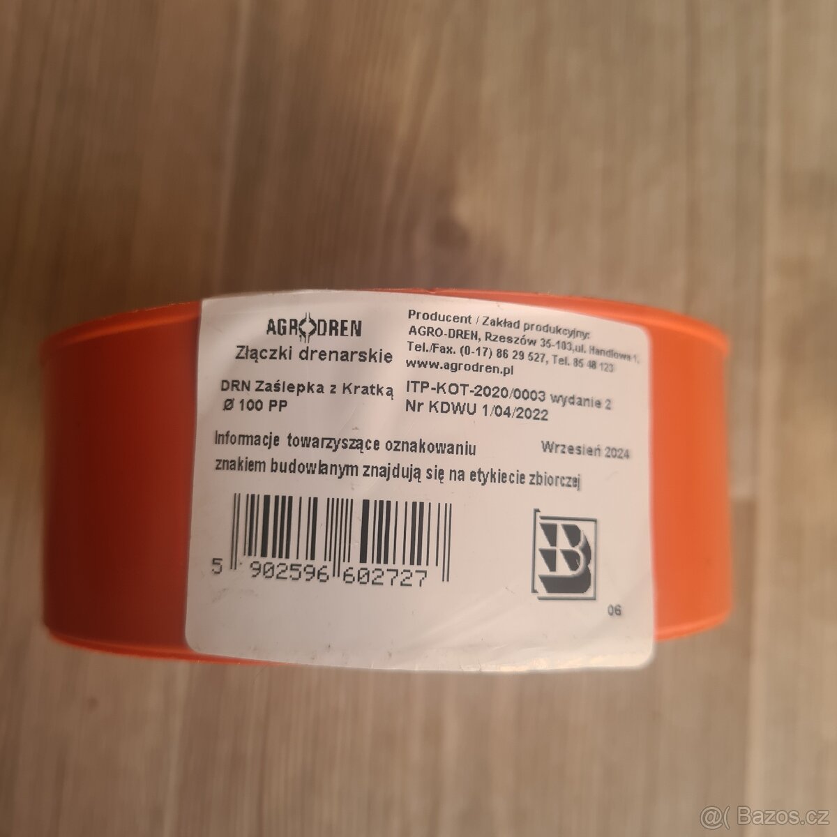 Záslepka drenážní trubky - 2