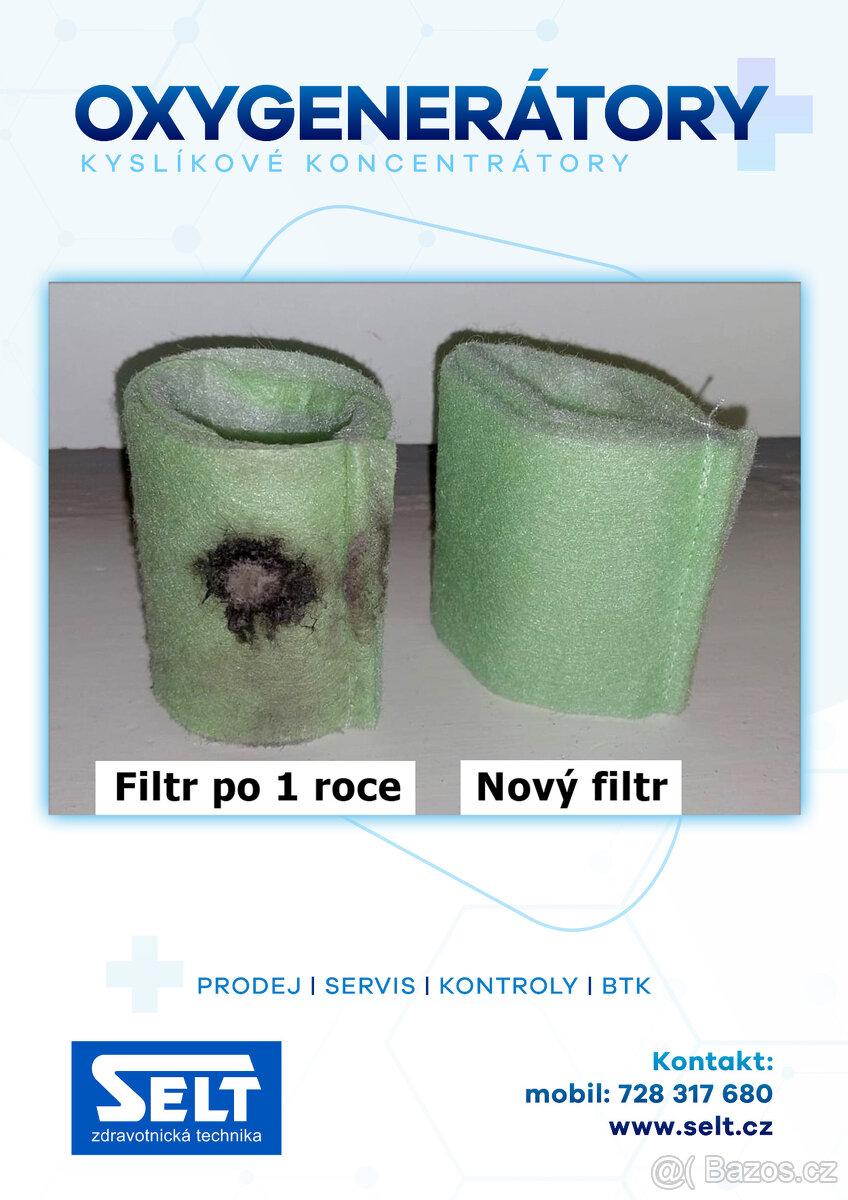 Roční kontroly a servis kyslíkových koncentrátorů - 2