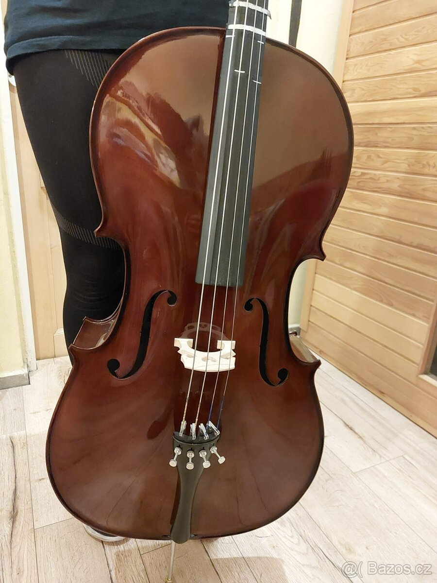 Violončelo Leonardo 4/4, 2 smyčce, obal Ritter, Dadario - 2