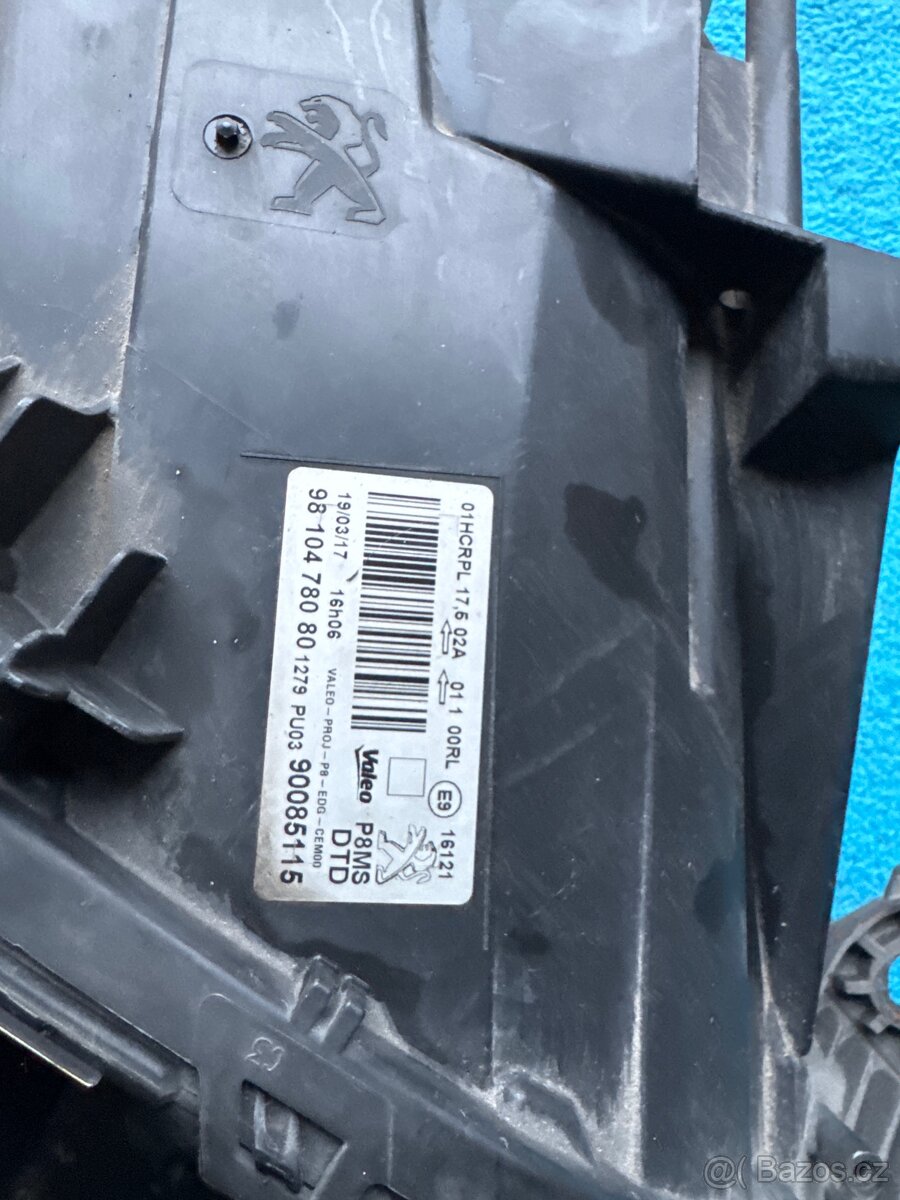 Pravé přední světlo Peugeot 3008 II, 4008 II - 2