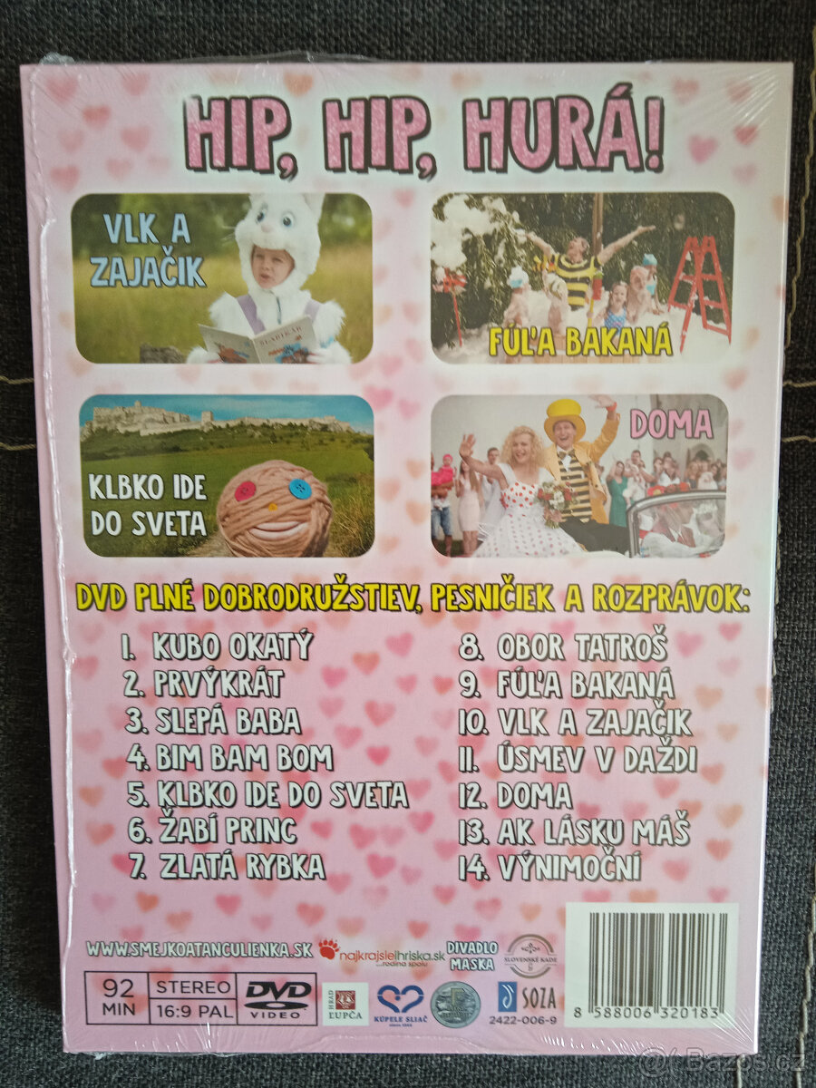 DVD Smejko Tanculienka HIP HIP HURÁ - 2
