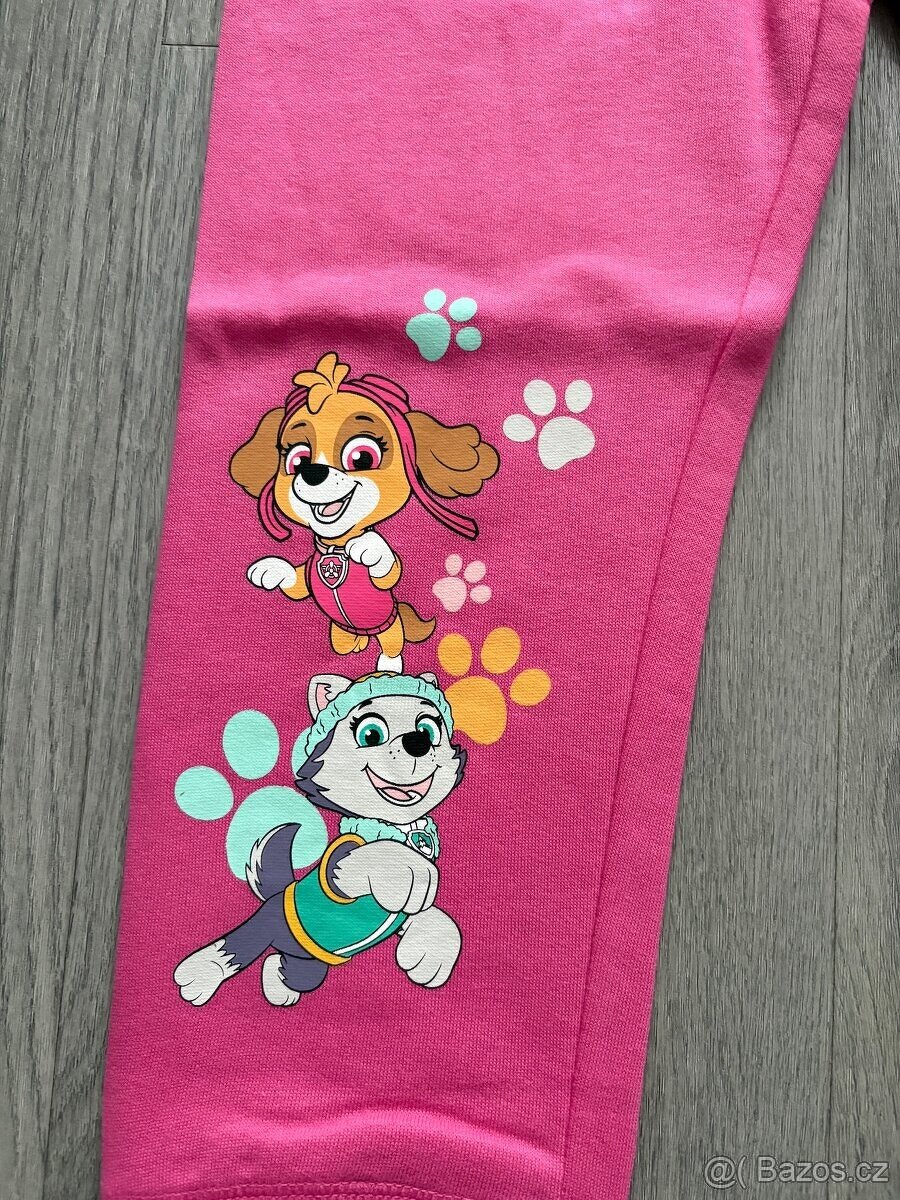 Nové tepláky tlapkova patrola růžové - 2