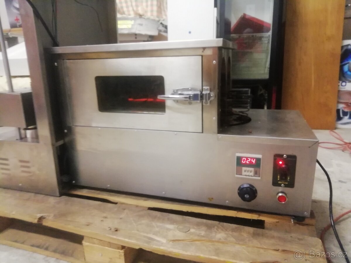 Zapékací kolotoč a lis na pizza kornouty - 2