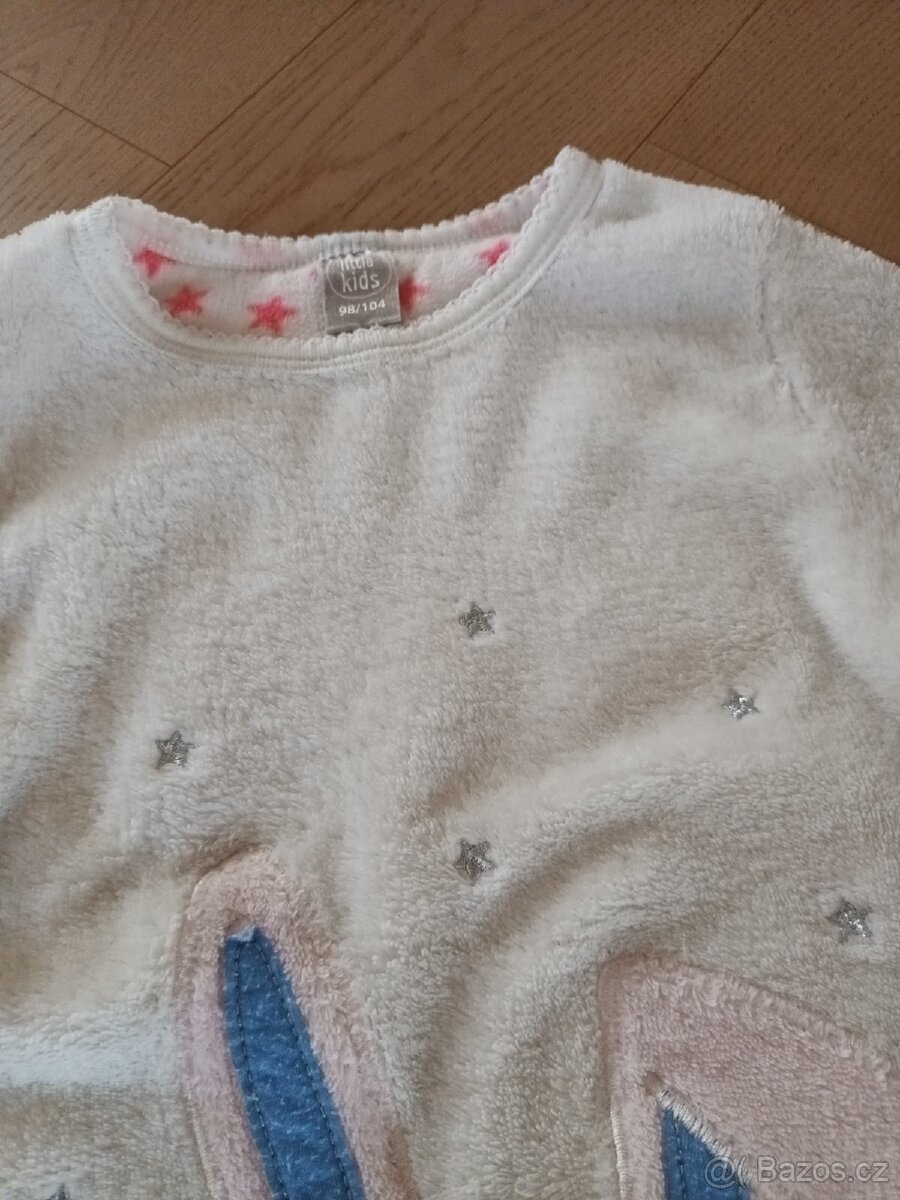 Teplý dívčí domácí komplet - 2