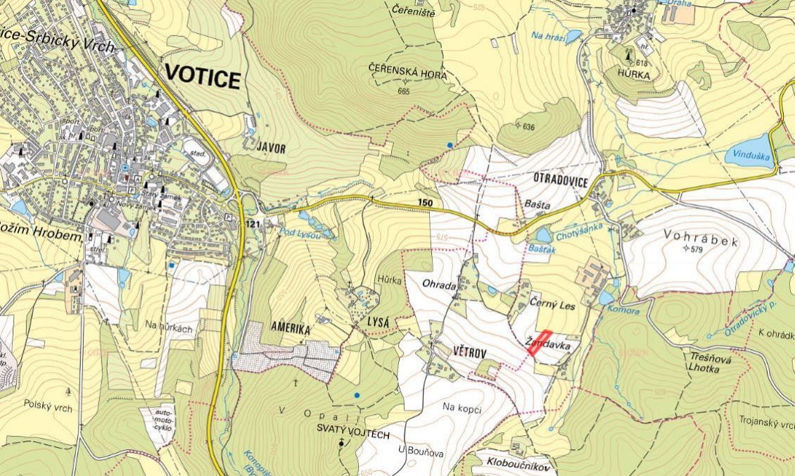 Zemědělská půda, prodej, Budenín, Votice, Benešov - 2