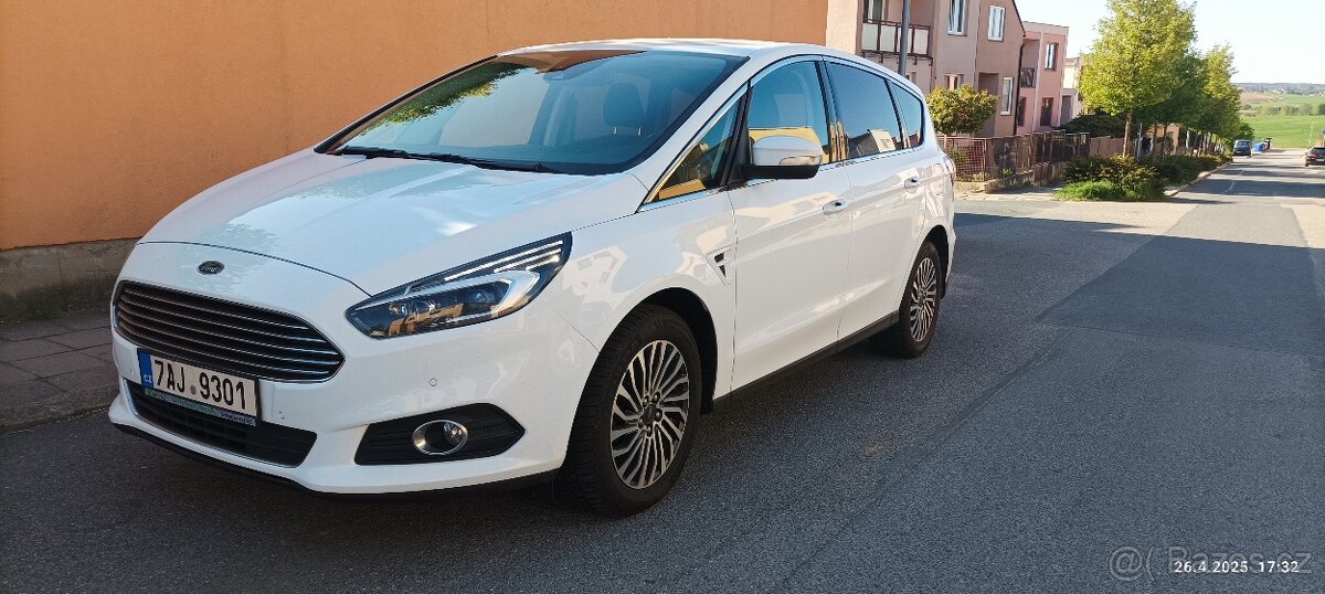 Ford S-max 2.0 Ecoblue 150 PS,Titanium,7 míst, koupeno v ČR, - 2