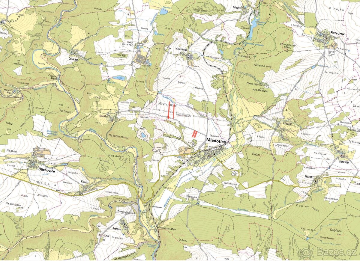 Zemědělská půda, prodej, Mladotice, Plzeň sever - 2