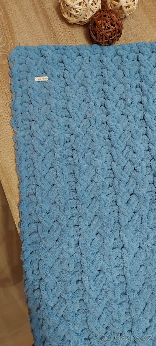 Deka pro miminko Alize Puffy- modrá- Skladem - 2