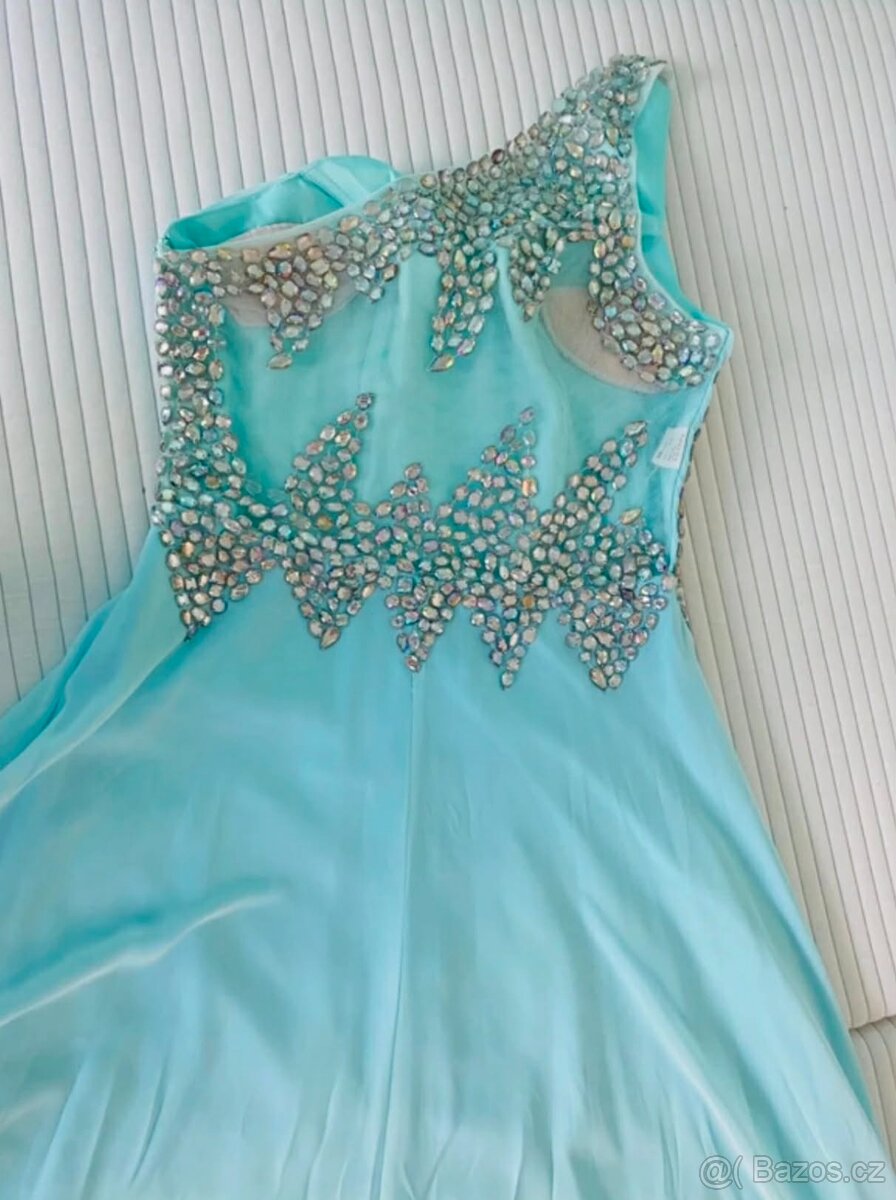 plesové šaty M - 2