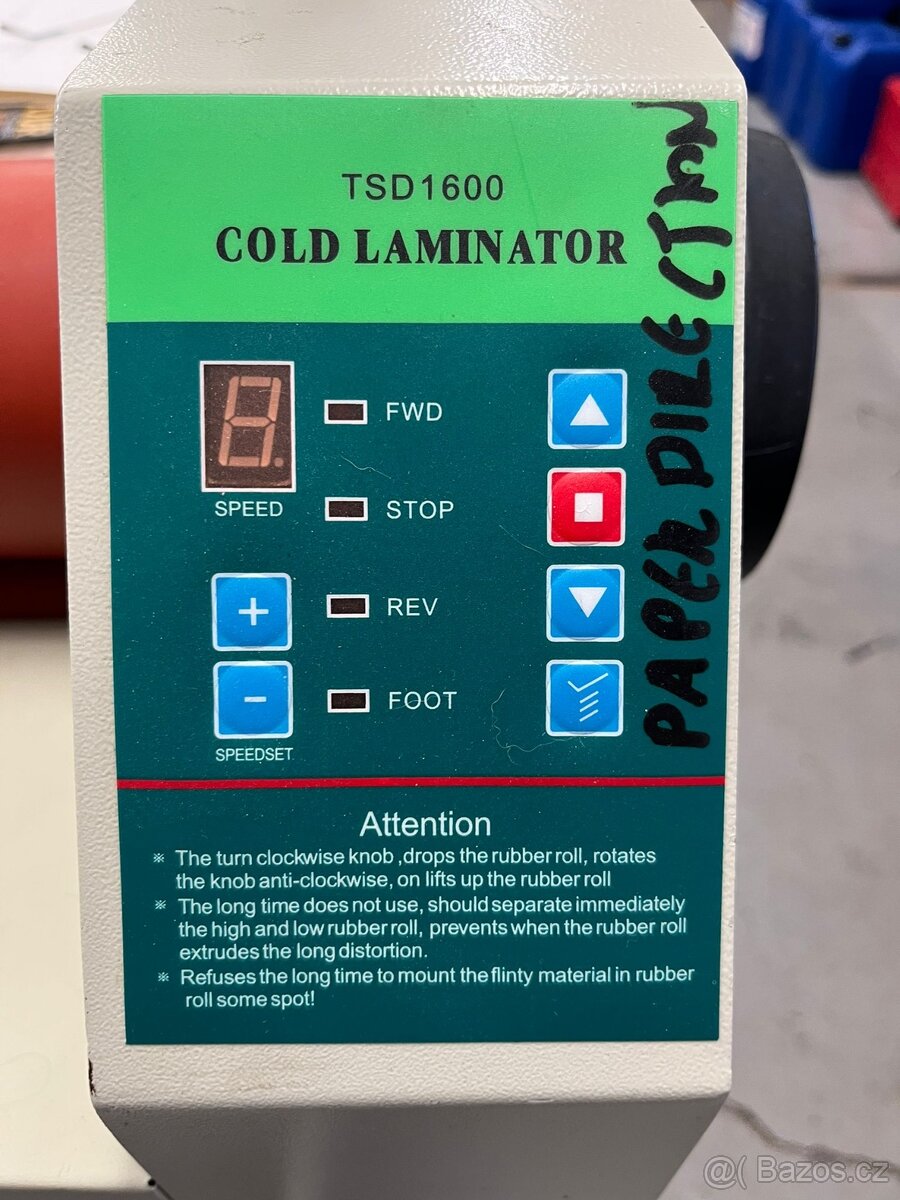 Velkoformátový studený laminátor TSD 1600 – šířka 160 cm - 2
