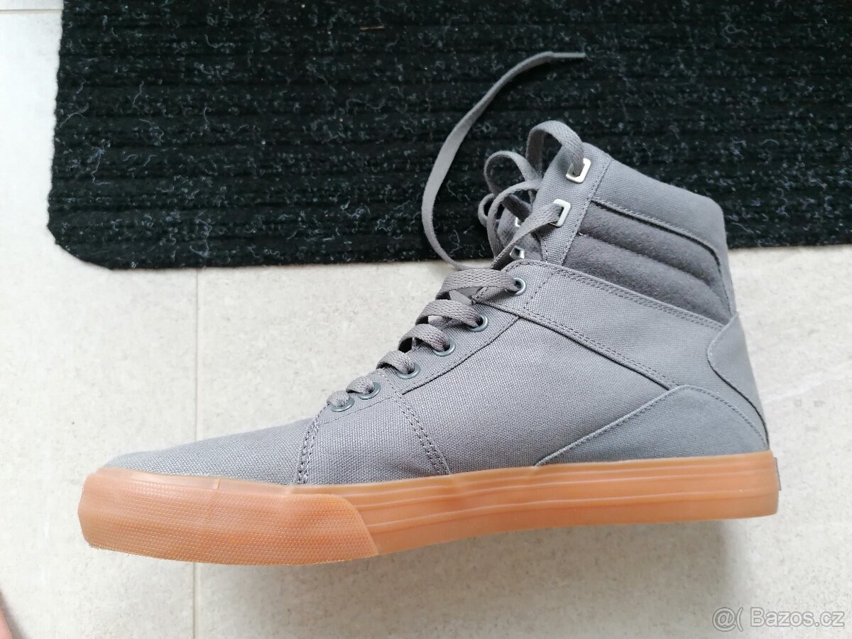 Pánské boty Supra aluminium šedá - 2