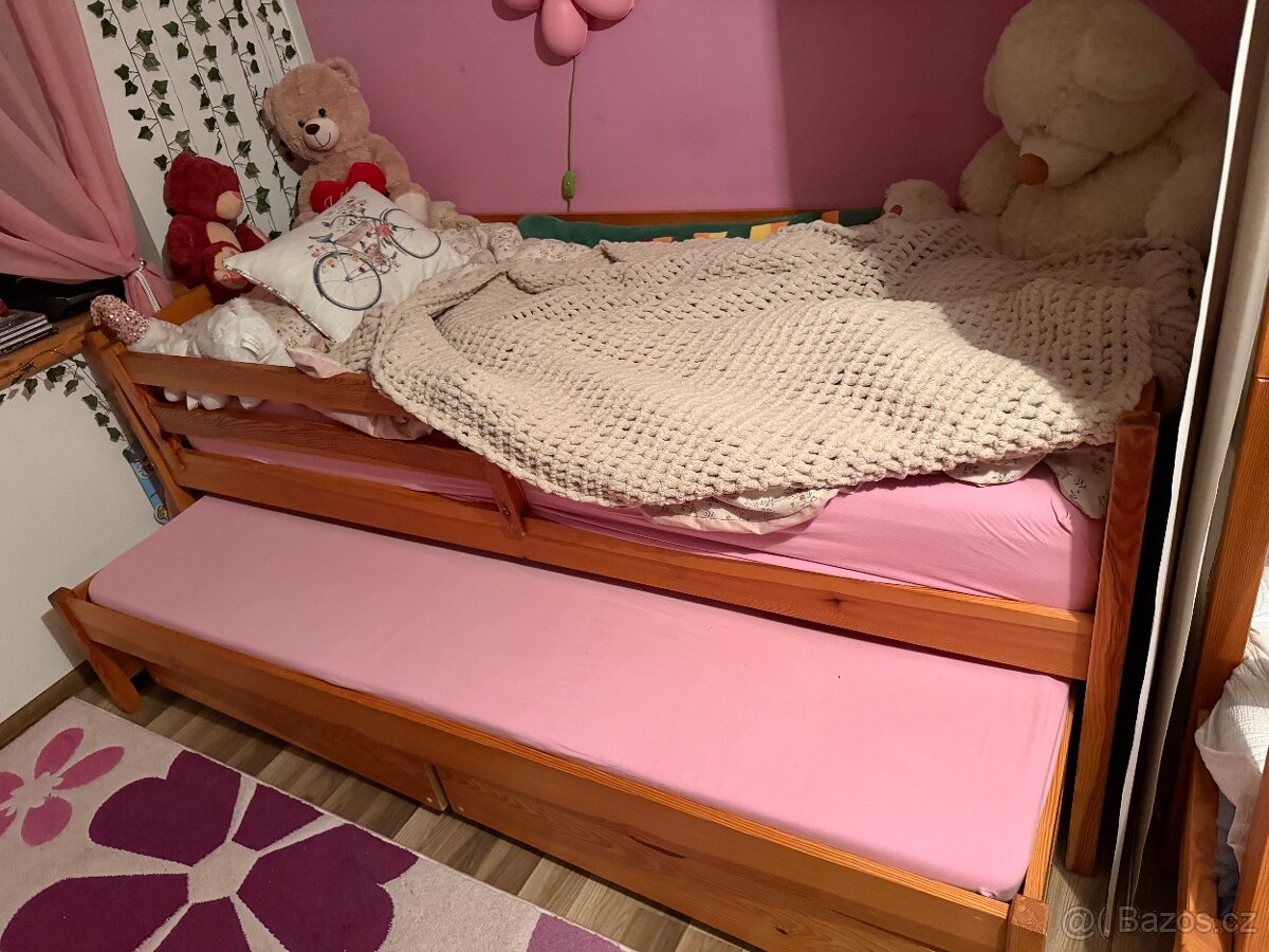 Rozkládací postel s šuplíky - 2