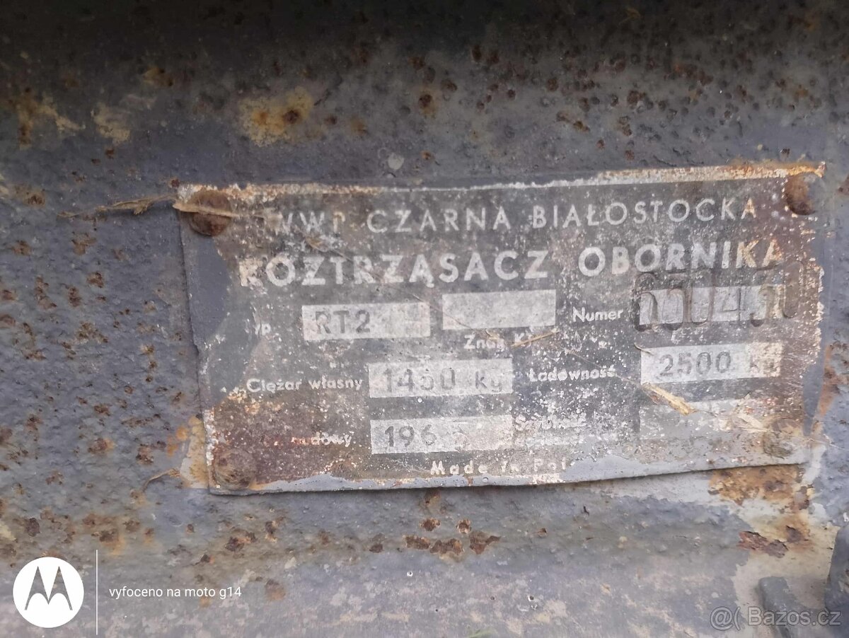 Rozmetadlo hnoje - 2