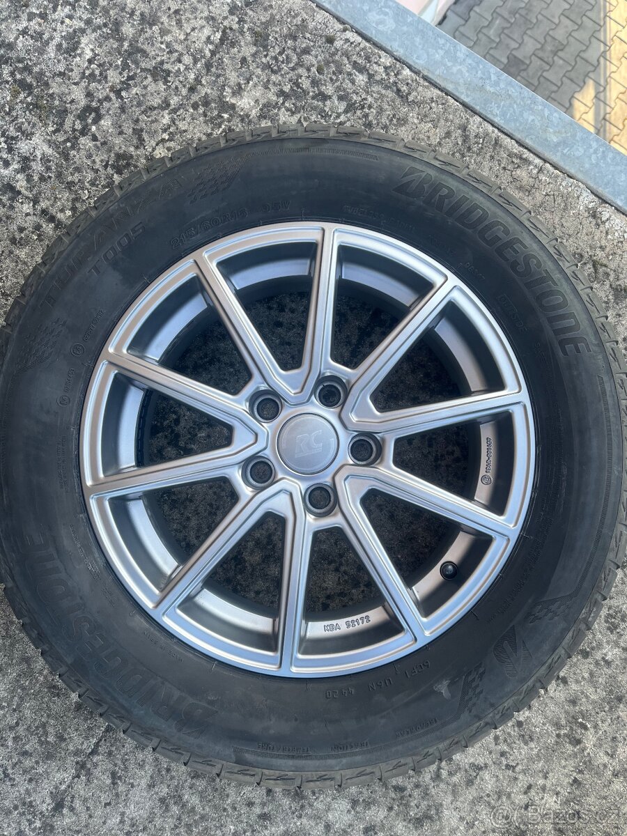 Alu sada R16 - disky 5x112 + pneu - 2