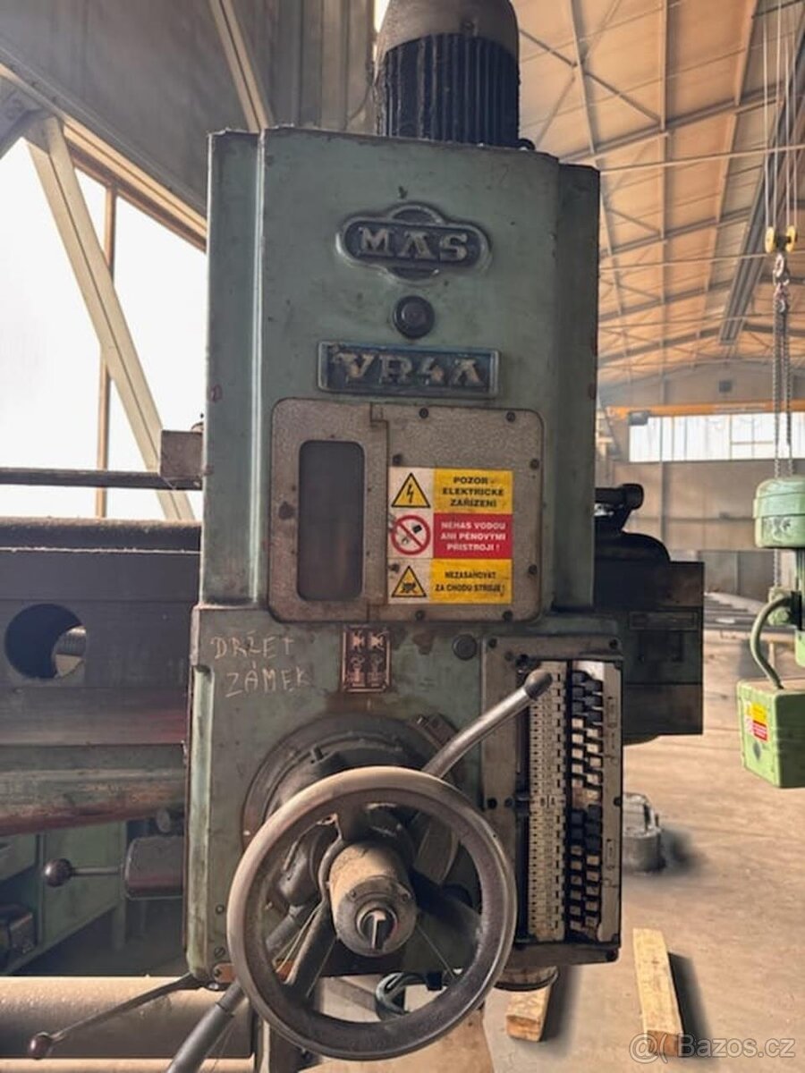 Radiální vrtačka MAS VR 4 A 1961 - 2