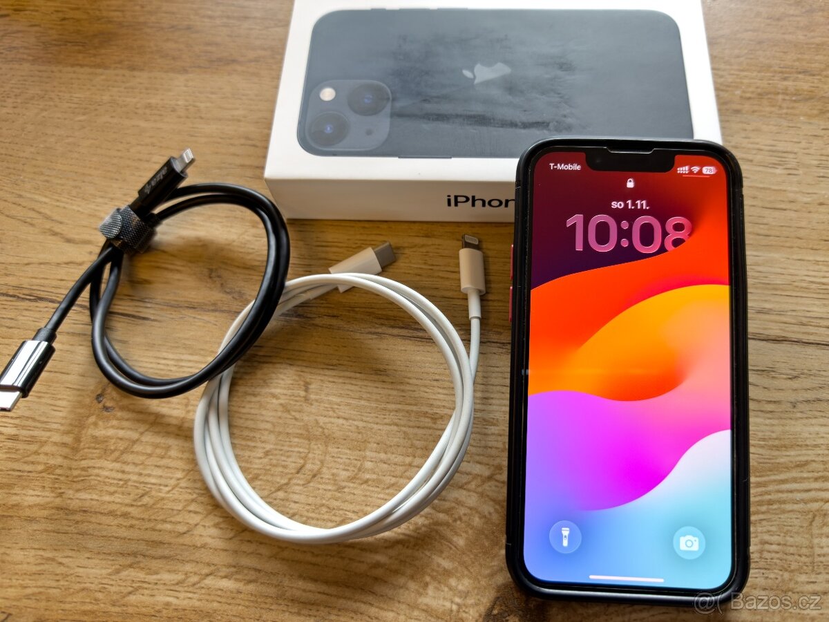 Iphone 13 mini 128 GB - 08/2023 - baterie 96% - 2