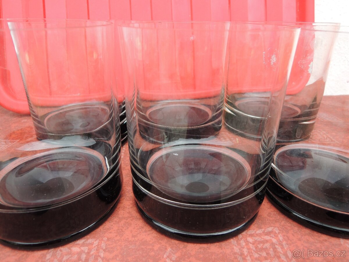 Sklenice z kouřového skla - 2